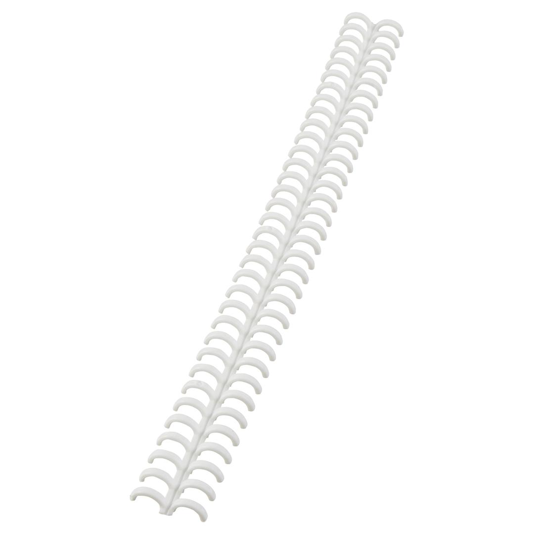 Peignes plastiques A4 rouvrables, pas 3:1, 8 mm 50 peignes reliure ClickBind A4 8 mm blancs GBC - Prêt à être relié