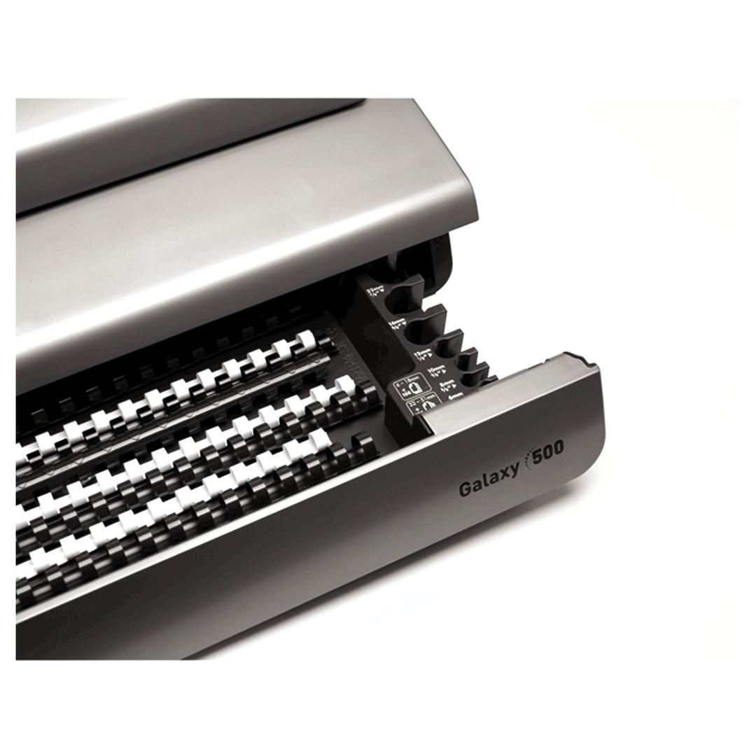 Perforelieur manuel anneaux plastiques pas US Galaxy 500 FELLOWES — Tiroir de rangement