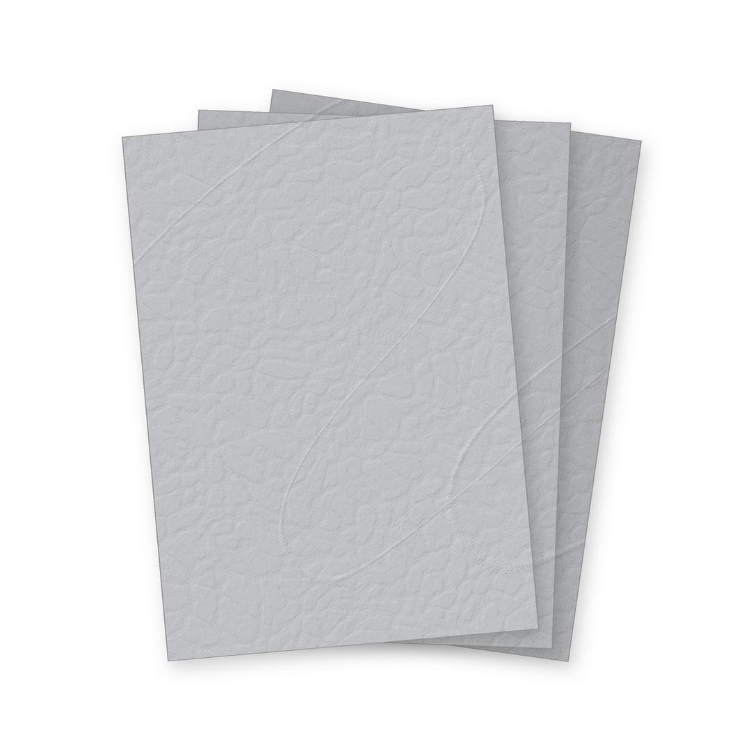 Couvertures cartonnées grain cuir 250 g/m² A4 gris FALCON K - Couvertures cartonnées grain cuir Falcon K gris A4, illustration