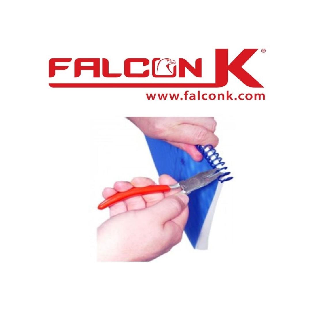 Perforelieur manuel spirales coils 46 boucles Pas 4:1 PC200B FALCON K - Pince de coupe fournie avec le perforelieur Falcon K PC200B