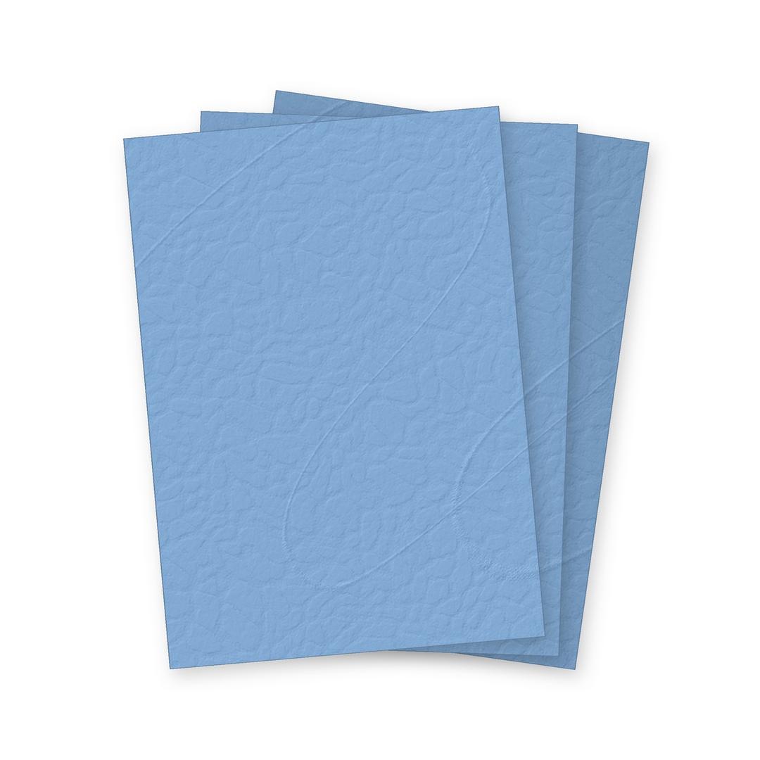 Couverture Grain Cuir bleu clair A4 250gsm FALCON K - Couvertures cartonnées grain cuir Falcon K bleu clair A4, illustration