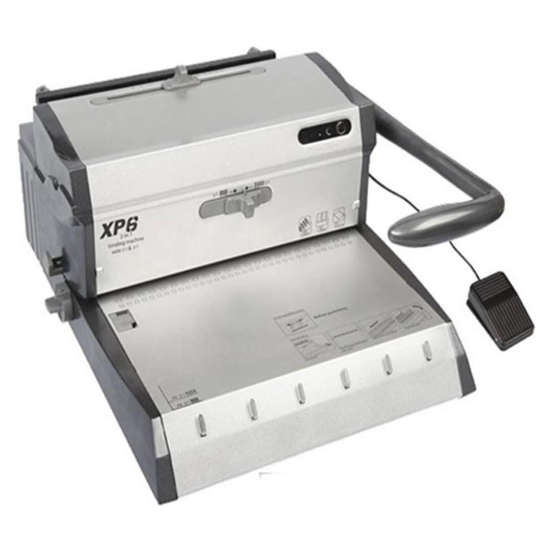 Perforelieur électrique anneaux métalliques pas 2:1 et 3:1 XP6 FALCON K