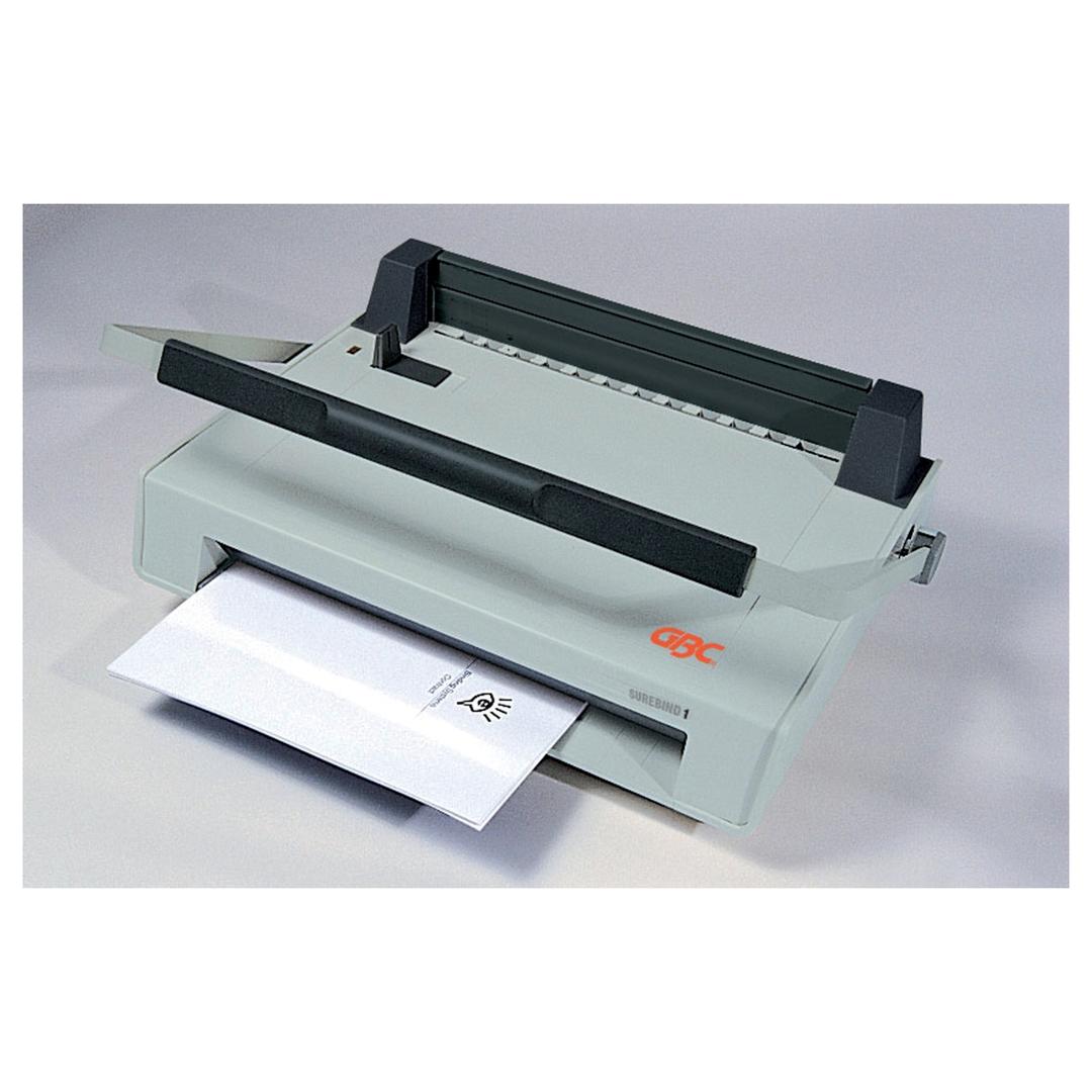 Thermorelieur SureBind System 1 GBC — Perforation manuelle