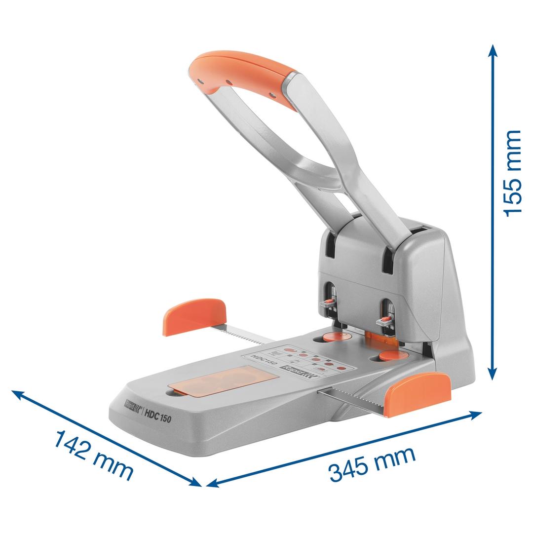 Perforateur 2 trous Supreme HDC150 RAPID — Dimensions