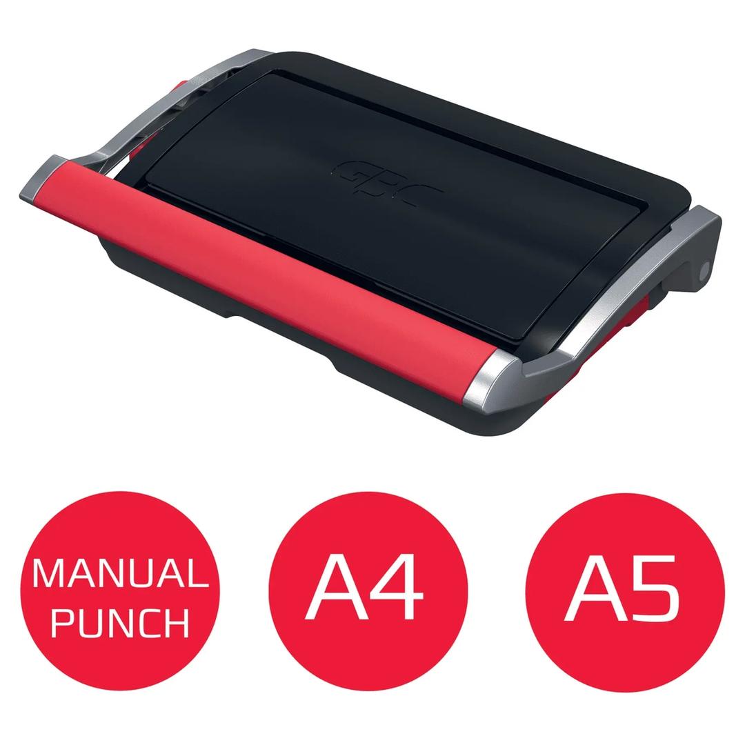 Perforelieur manuel anneaux plastiques pas US CombBind CB15 GBC — Repliée au format compact a4 et a5