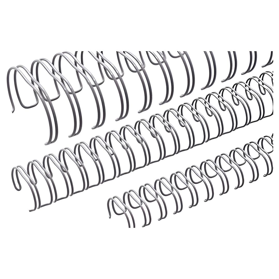 Peignes anneaux métalliques A5 24 boucles 5,5 mm (3/16'') Pas 3:1 gris x100 RENZ — Base
