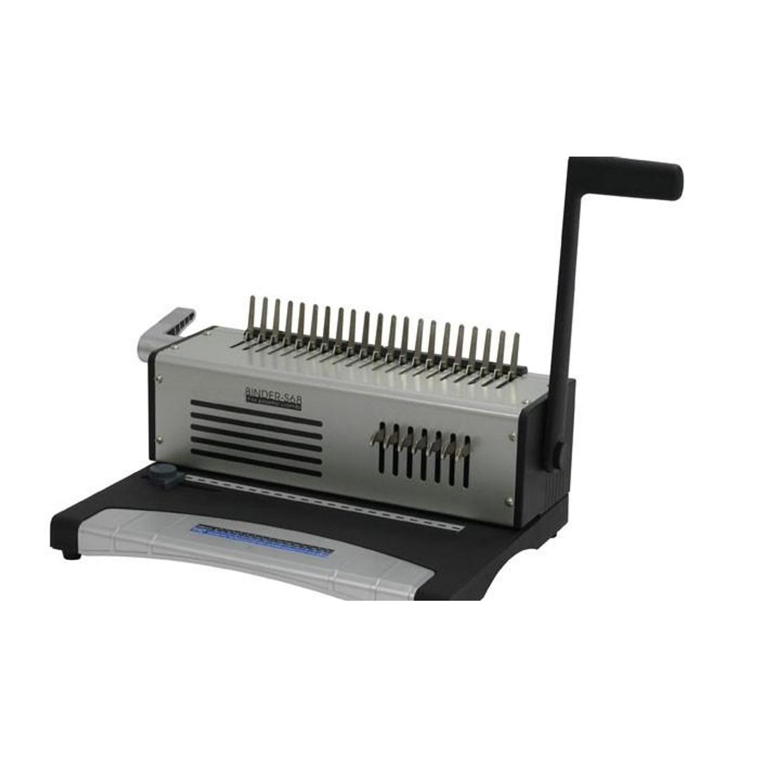 Perforelieur manuel Falcon K S68 pour anneaux plastiques, avec son levier