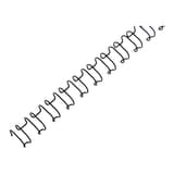 Peigne métallique GBC MultiBind noir A4 21 boucles 12 mm