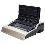 Perforelieur électrique anneaux métalliques pas 3:1 Galaxy E-Wire FELLOWES — Vue de gauche ouvert