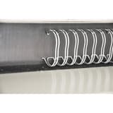 Perforelieur électrique à pédale anneaux métalliques 23 boucles Pas 2:1 CB-6E21 RECOSYSTEMS - Peigne métallique 2:1 accroché devant la barre magnétique du perforelieur électrique RECOsystems CB 6 E