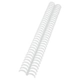 Peignes plastiques A4 rouvrables, pas 3:1, 16 mm 50 peignes reliure ClickBind 16 mm transparents GBC - Base