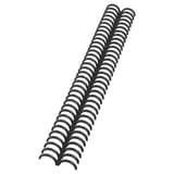 Peignes plastiques A4 rouvrables, pas 3:1, 16 mm 50 peignes reliure ClickBind noirs 16 mm GBC - Base