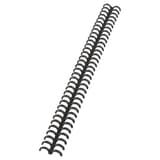 Peignes plastiques A4 rouvrables, pas 3:1, 8 mm 50 peignes reliure ClickBind noirs 8 mm GBC - Base