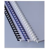 Peignes plastiques A4 rouvrables, pas 3:1, 8 mm 50 peignes reliure ClickBind noirs 8 mm GBC - Exemple 1
