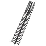 Peignes plastiques A4 rouvrables, pas 3:1, 12 mm 50 peignes reliure ClickBind noirs 12 mm GBC - Base