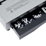 Perforelieur manuel anneaux plastiques pas US CB25 Pro GBC - Bac à confettis ouvert du perforelieur GBC CB25 Pro