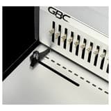 Perforelieur électrique anneaux plastiques pas US CB30E Pro GBC — Avec guide papier réglable pour format a4