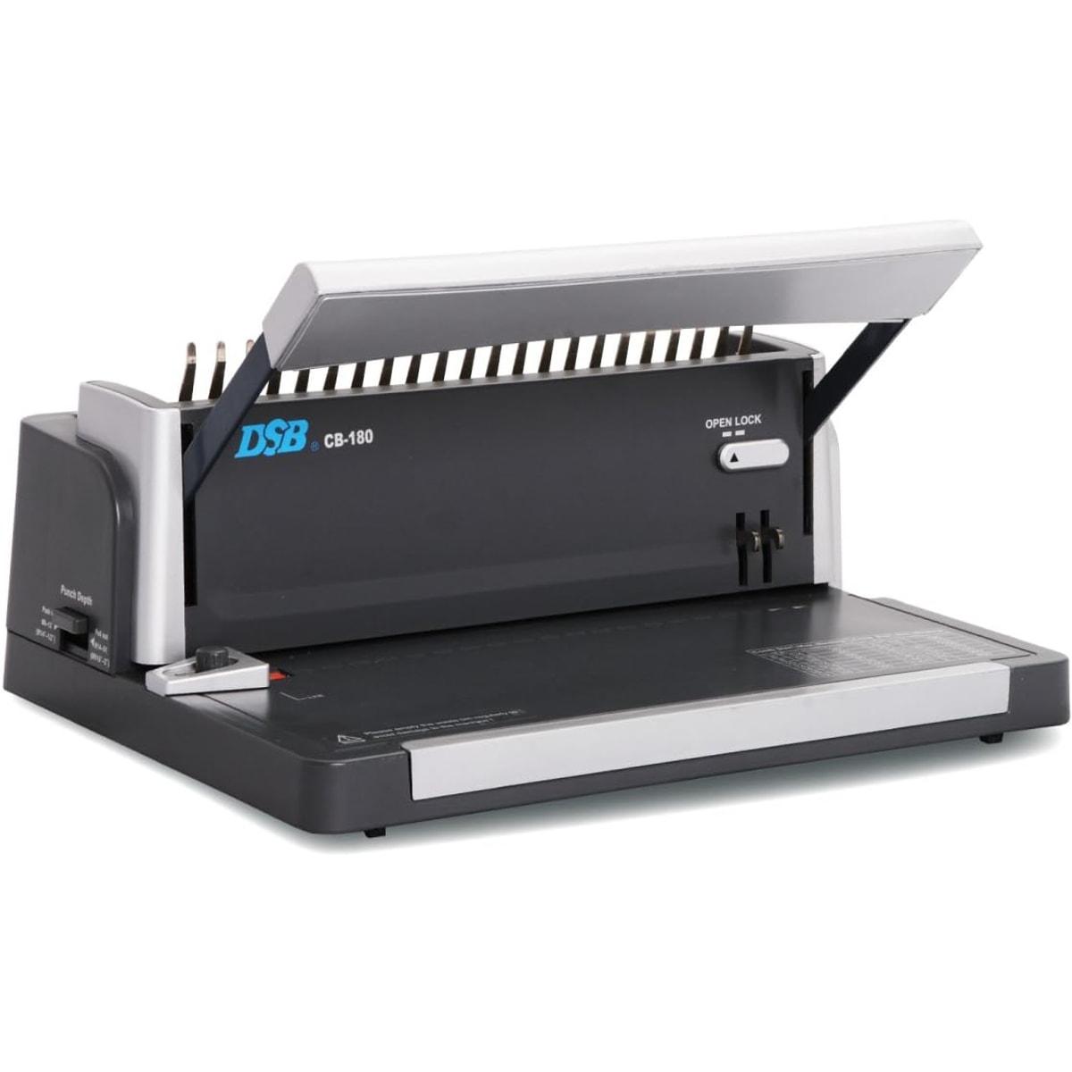Perforelieur manuel anneaux plastiques pas US CB-180 DSB — Vue de base
