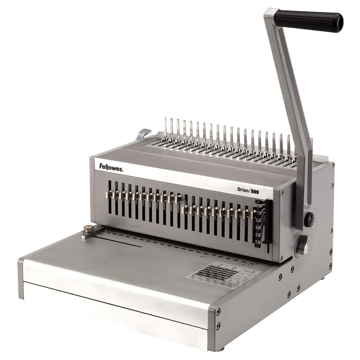 Perforelieur manuel anneaux plastiques pas US Orion 500 FELLOWES — Base