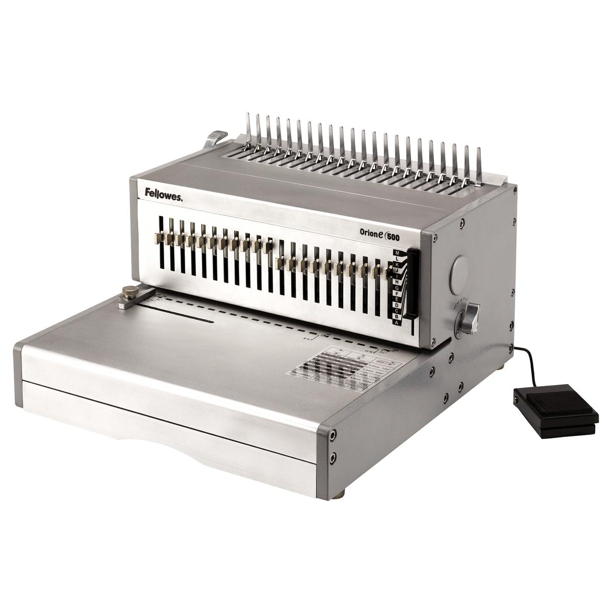 Perforelieur électrique anneaux plastiques pas US Orion-E 500 FELLOWES — Base