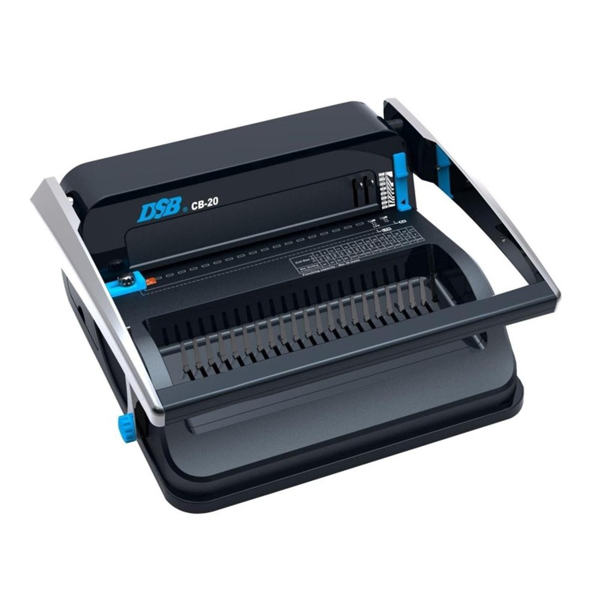Perforelieur manuel anneaux plastiques pas US CB-20 DSB — Vue de base
