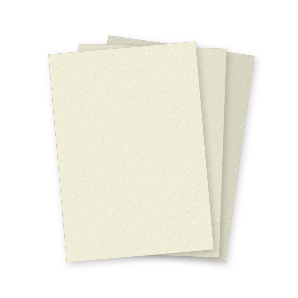 Couvertures cartonnées grain cuir 250gr ivoire A4 FALCON K - Couvertures cartonnées grain cuir Falcon K ivoire A4, illustration