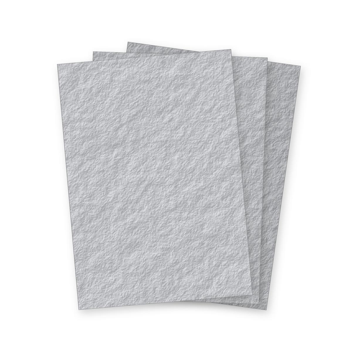 Couvertures cartonnées grain cuir 250 g/m² A4 gris FALCON K - Trois couvertures cartonnées grain cuir grises Falcon K A4 250 g en éventail