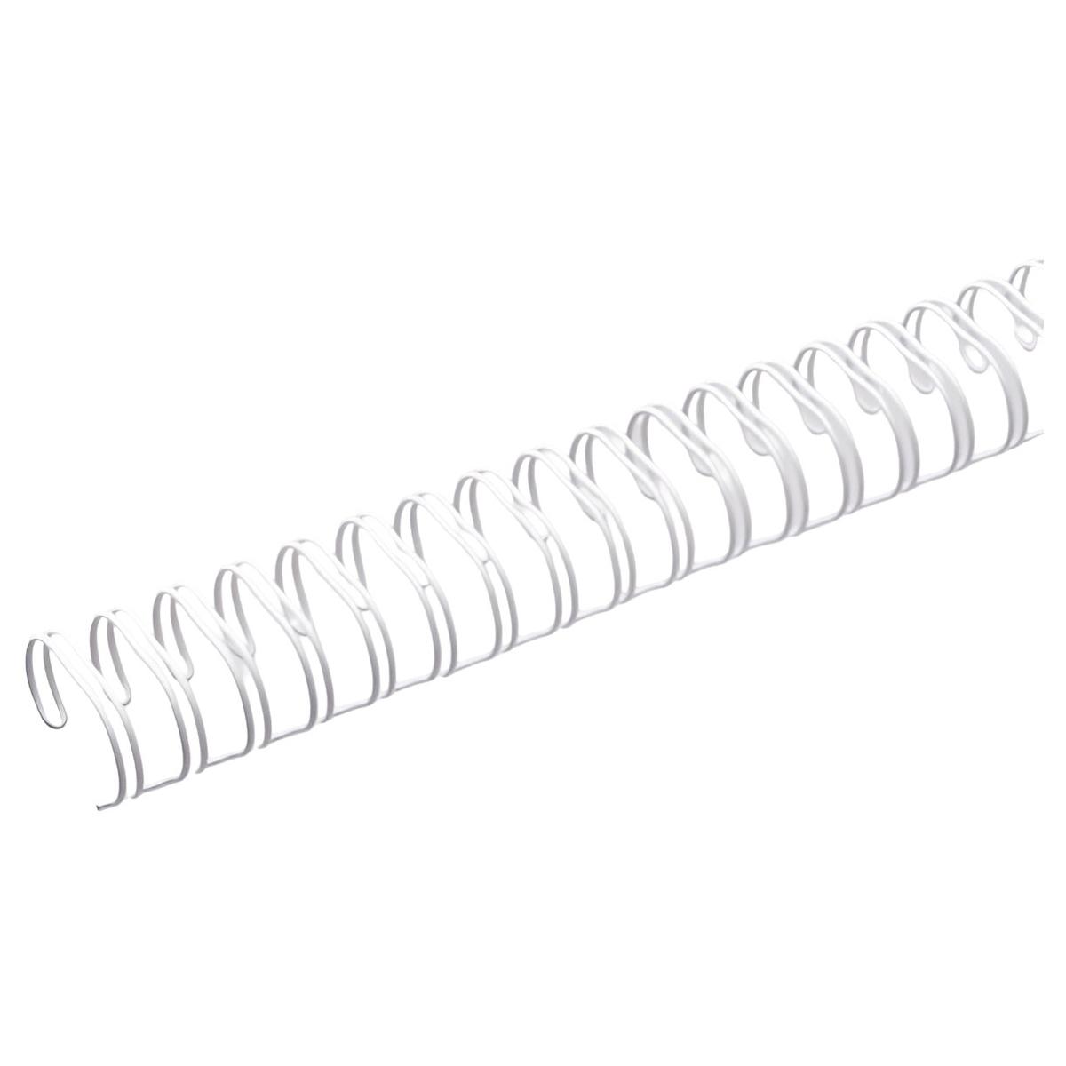 100 peignes anneaux métalliques A4 34 boucles 9,5 mm (3/8'') Pas 3:1 blancs — Base