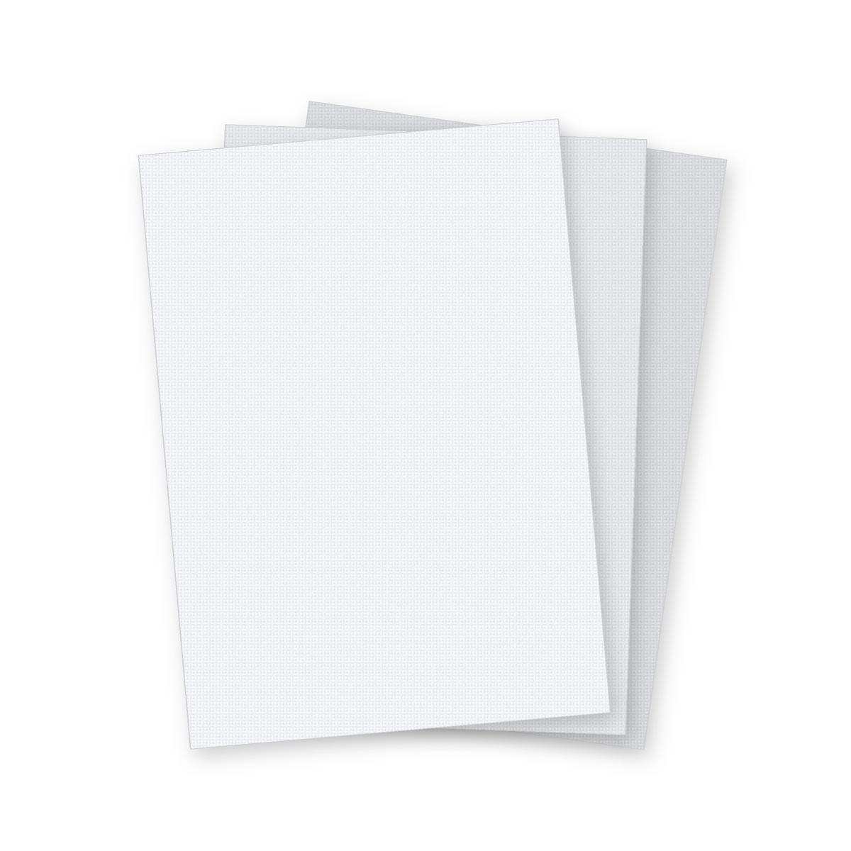 Couverture cartonnée linen A4, 250 g Couvertures linen 250 gr blanc A4