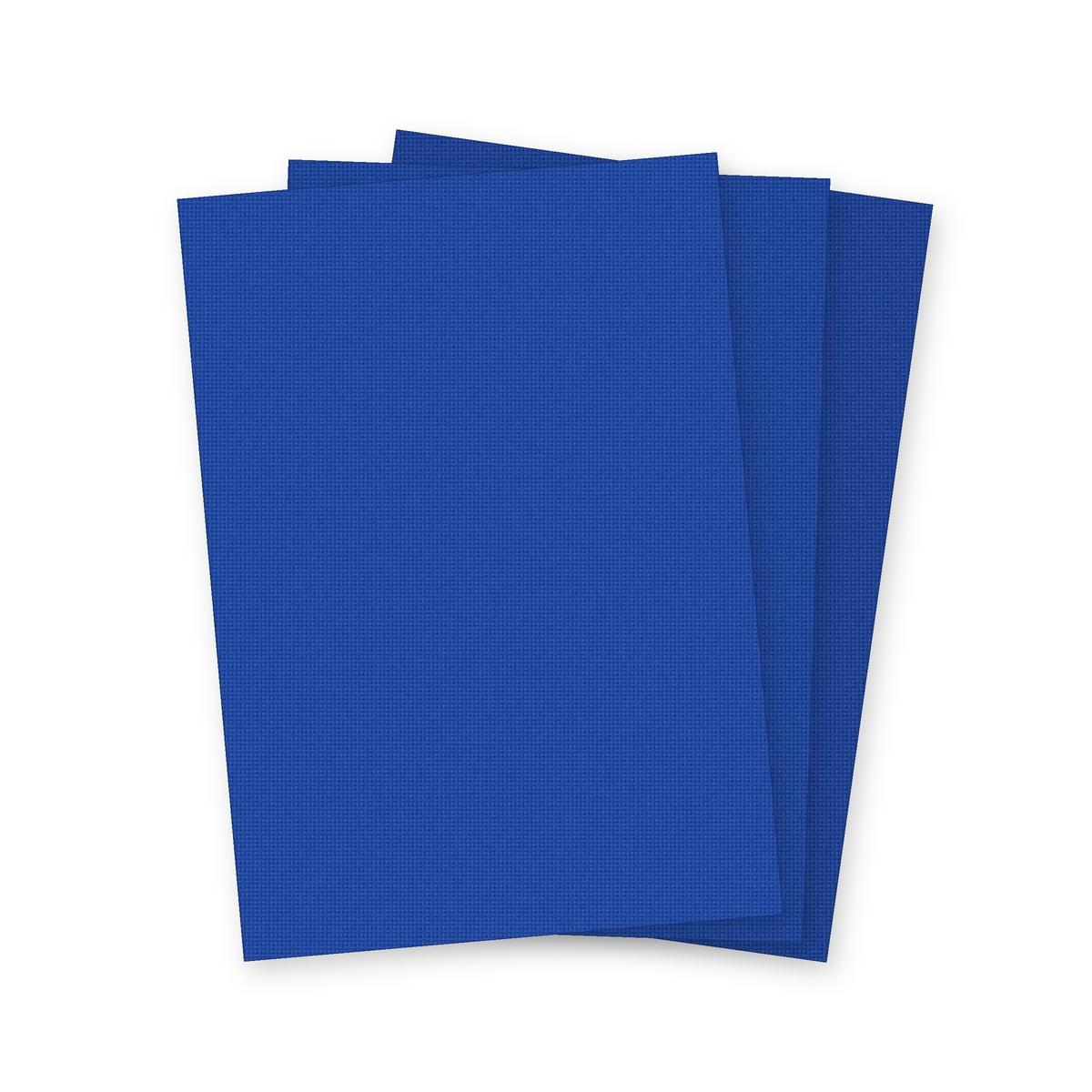 Couverture cartonnée linen A4, 250 g Couvertures linen A4, bleues