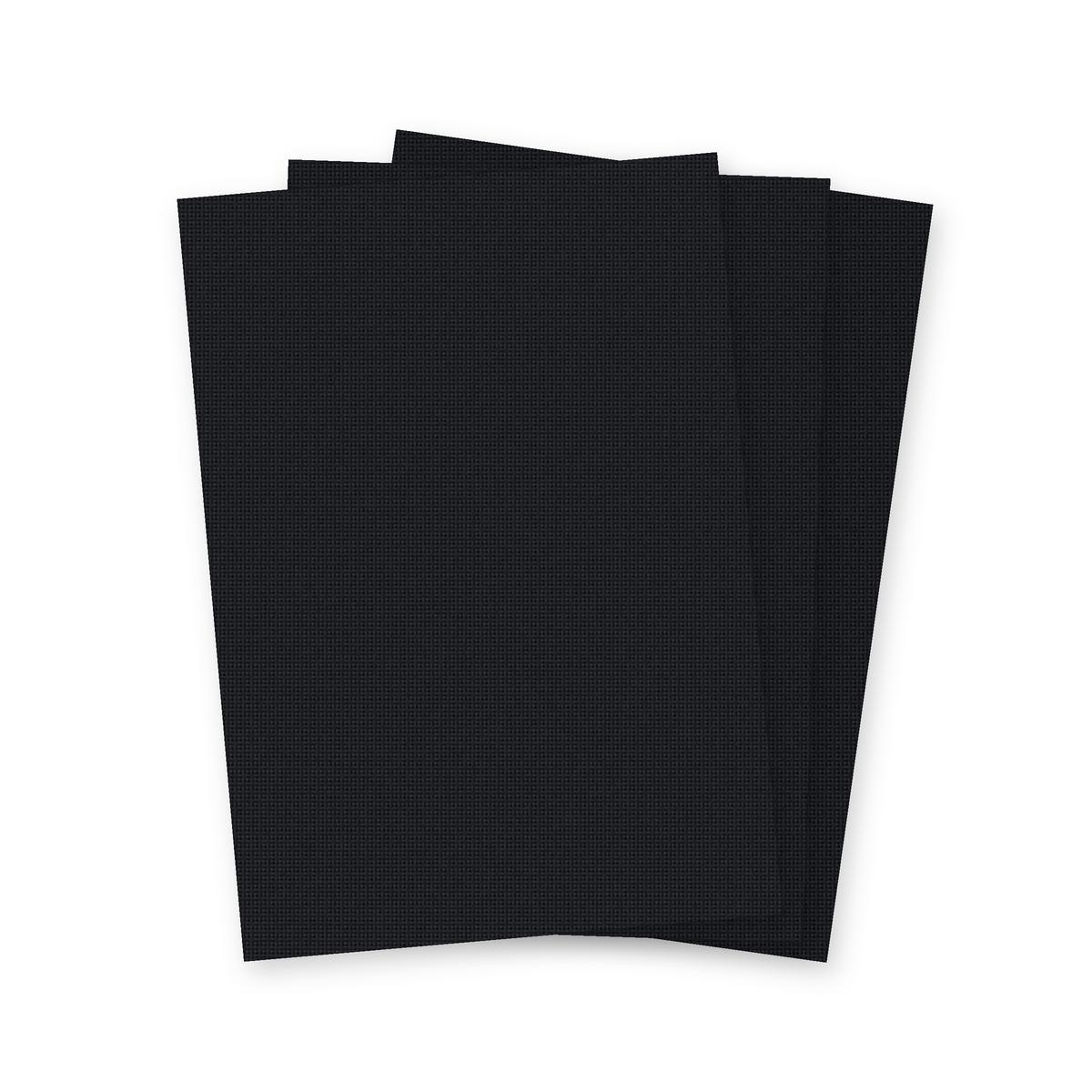 Couverture cartonnée linen A4, 250 g Couvertures linen A4, noires