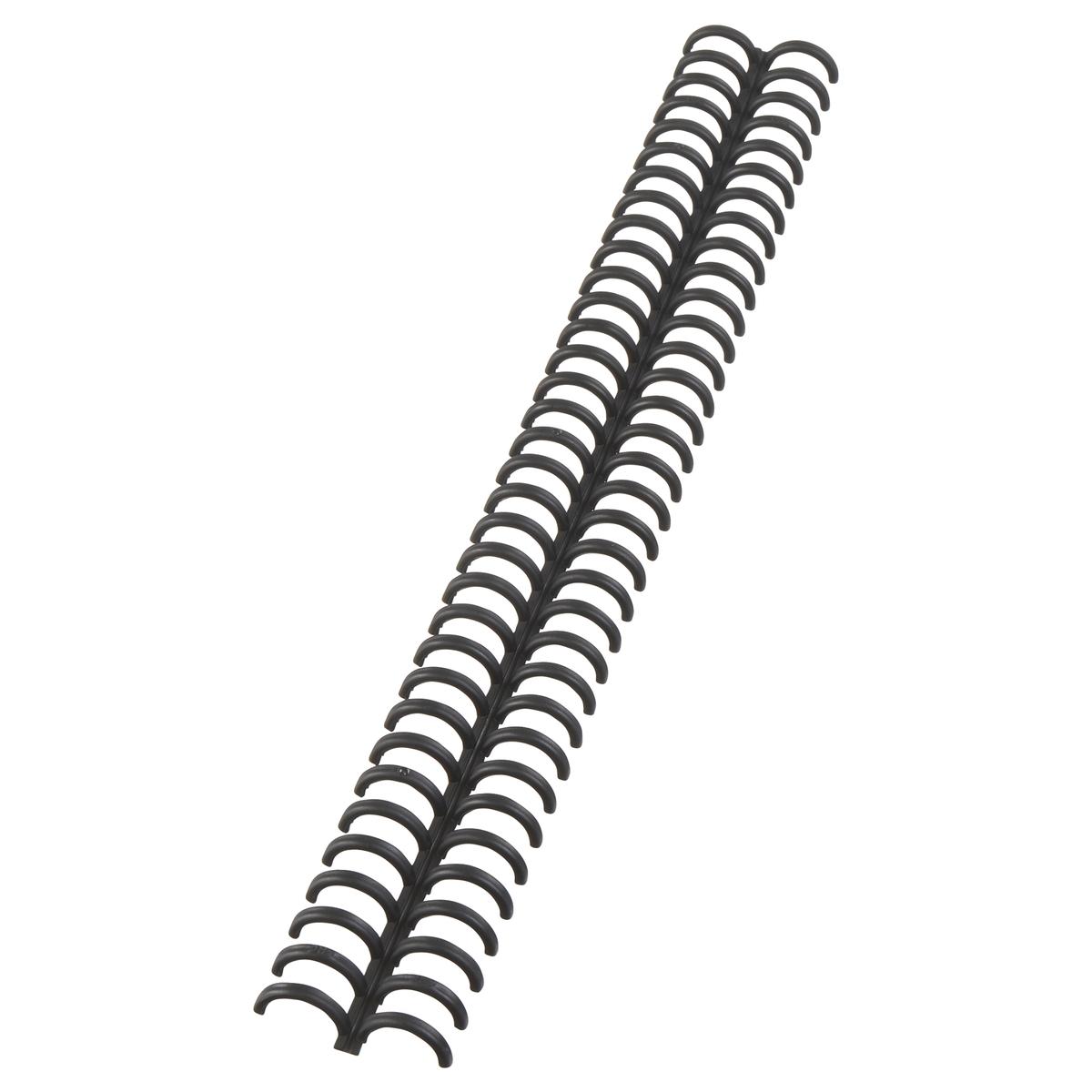 Peignes plastiques A4 rouvrables, pas 3:1, 12 mm 50 peignes reliure ClickBind noirs 12 mm Pour machines à relier GBC CLICKBIND