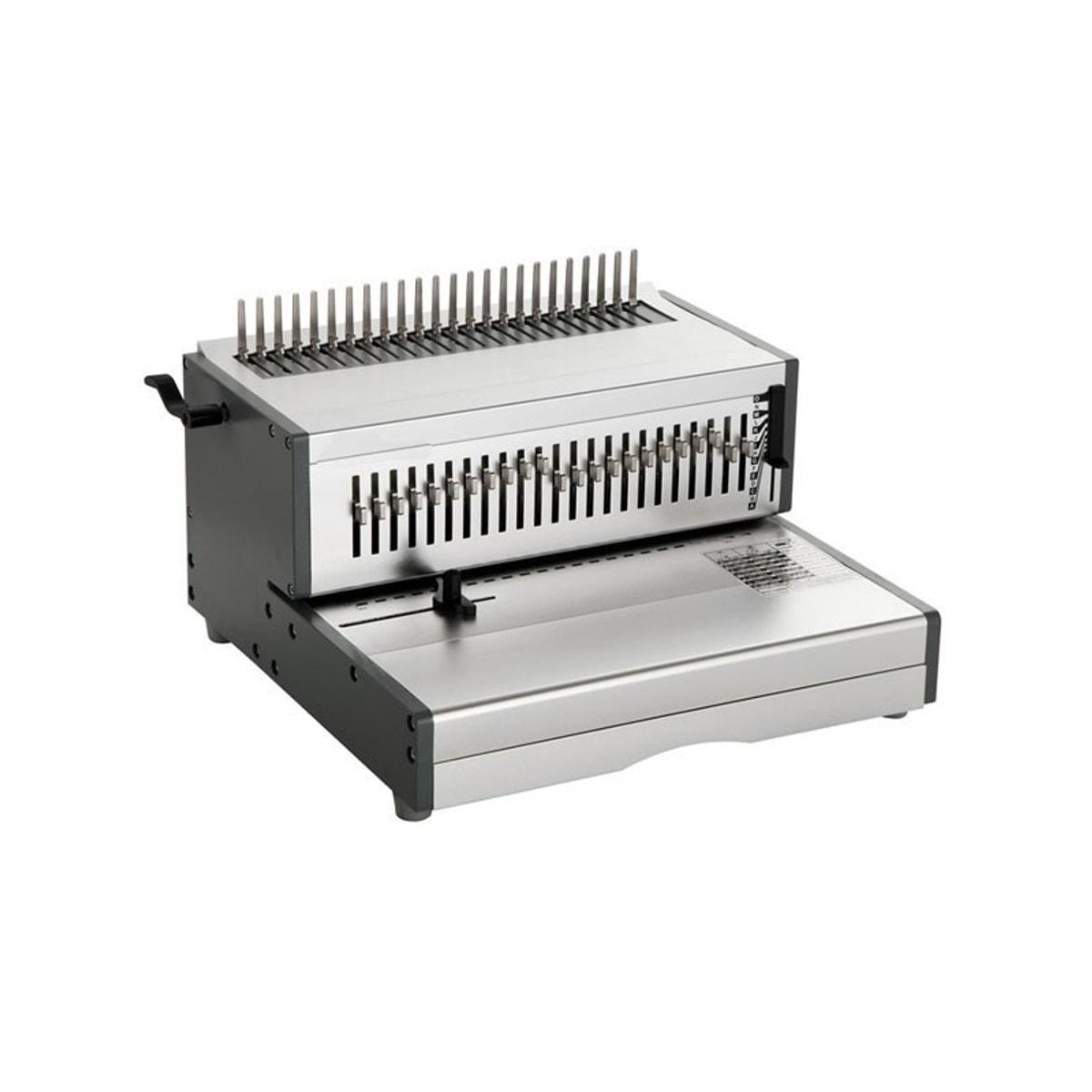 Perforelieuse électrique à pédale, anneaux plastiques, 32 feuilles TCC330E