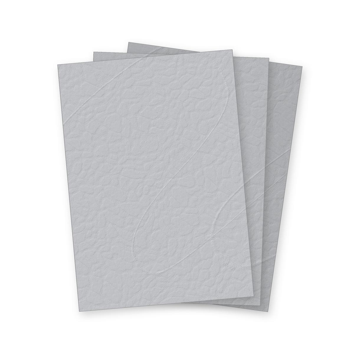 Couverture cartonnée grain cuir A3, 250 g Couvertures cartonnées grain cuir A3 gris