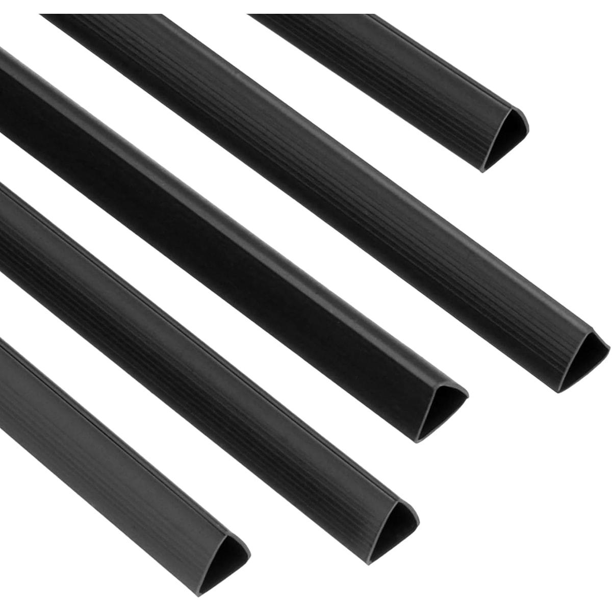 Baguette de serrage A4 12 mm, noire Baguettes de serrage 12 mm noirs x100