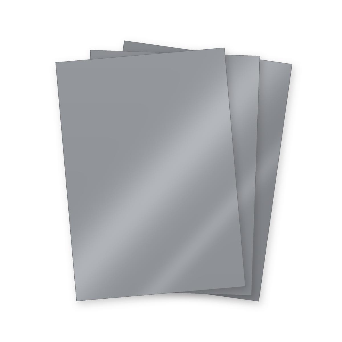 Couverture cartonnée chromo brillant A4, 250 g Couvertures chromo gris 250 g A4