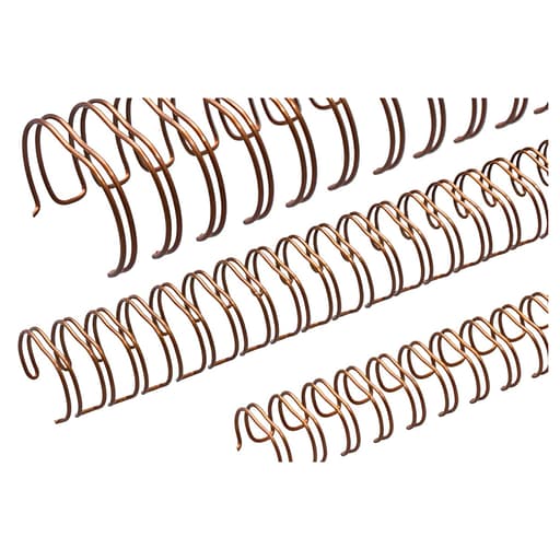 Peignes anneaux métalliques A5 16 boucles 8 mm (5/16'') Pas 2:1 bronze x100 RENZ — Base
