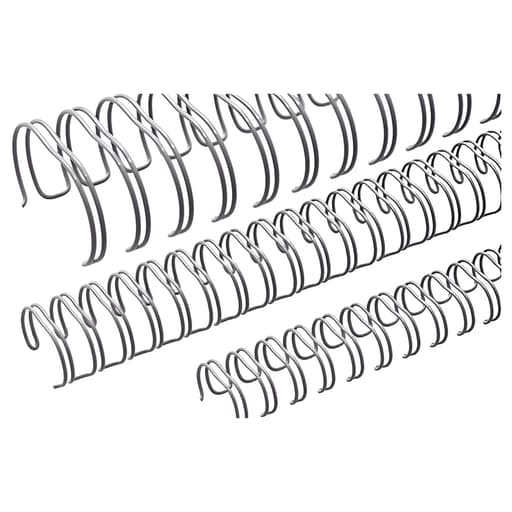 Peignes anneaux métalliques A5 16 boucles 9,5 mm (3/8'') Pas 2:1 gris x100 RENZ — Base
